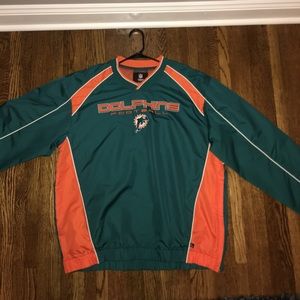 Dolphins NFL pullover size Large